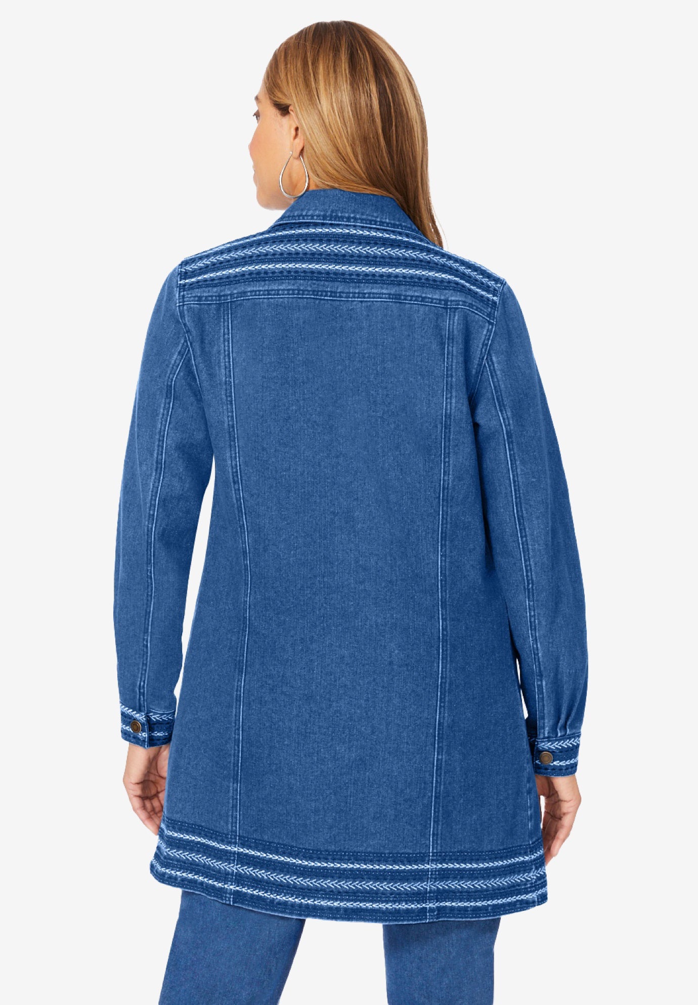 Long Denim Jacket image number 2