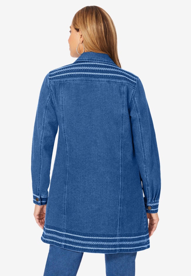 Long Denim Jacket image number 2