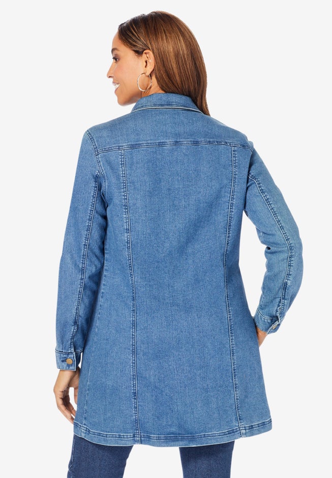 Long Denim Jacket image number 3