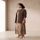 Long Denim Jacket image number null