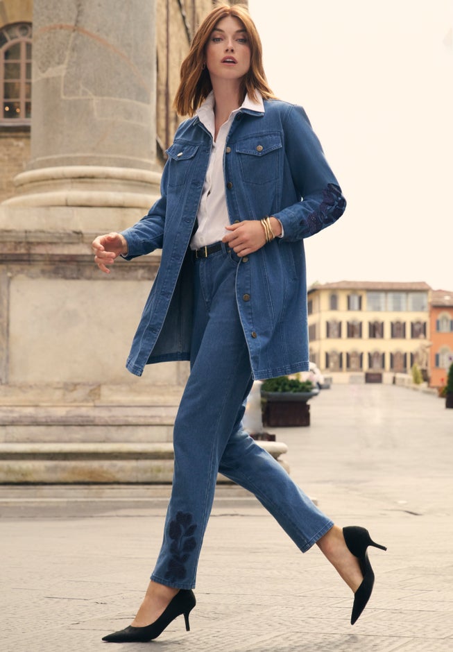 Long Denim Jacket image number 0