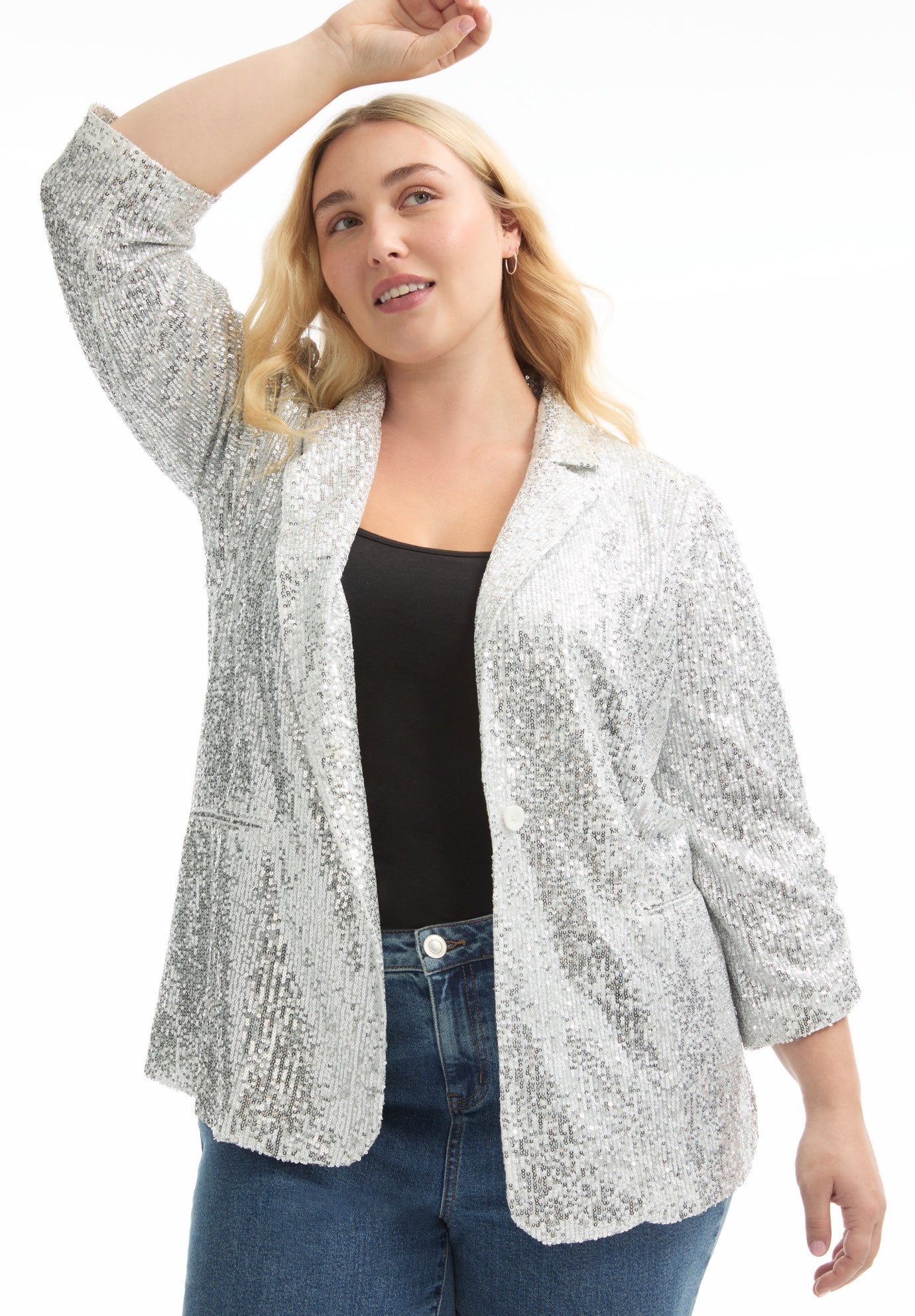 Sequin Blazer image number 0