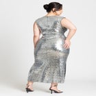 Sequin Dress With Cutout image number null