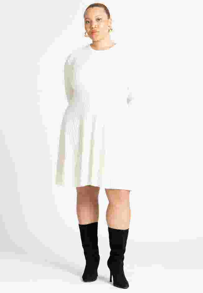 Mini Rib Fit & Flare Dress image number 0