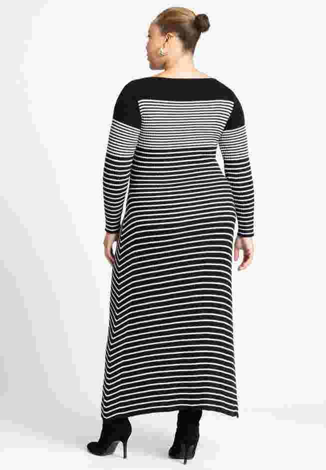 Striped Sweater Dress image number 1