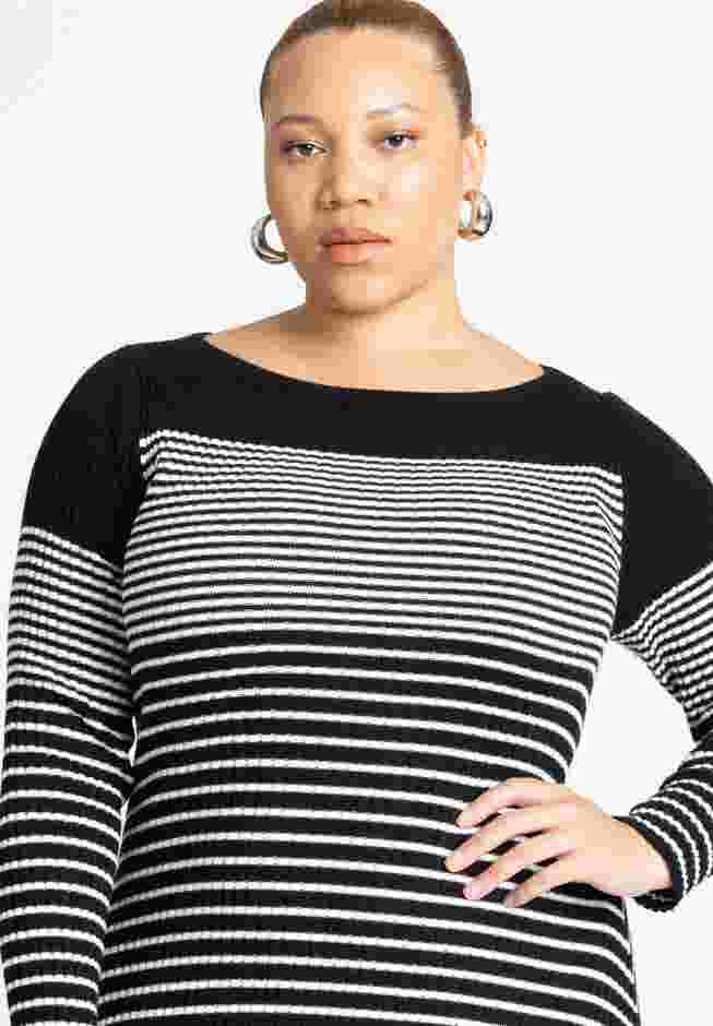 Striped Sweater Dress image number 2