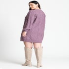 Mini Cable Sweater Dress image number null