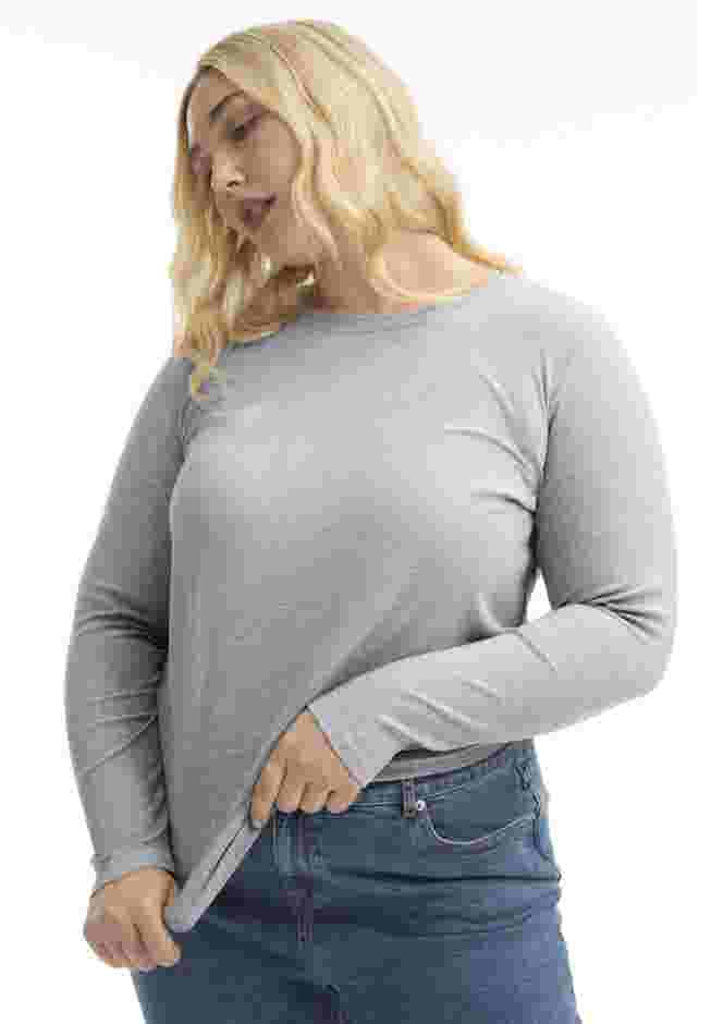 Ribbed Crewneck Top image number 2