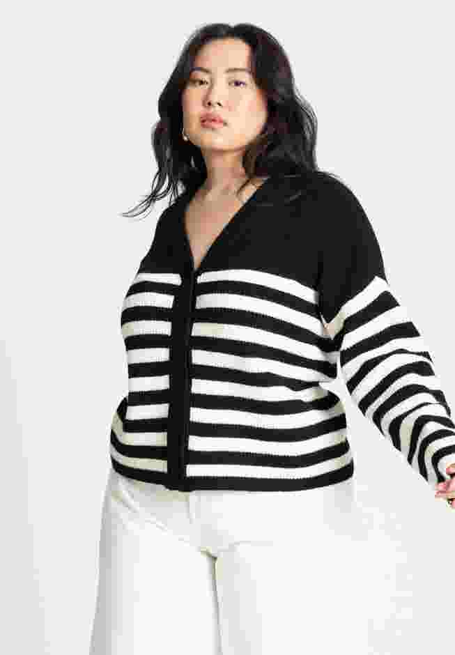 Oversized Stripe Sweater image number 1