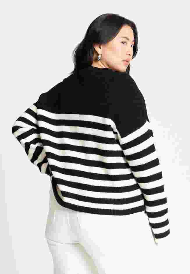 Oversized Stripe Sweater image number 2