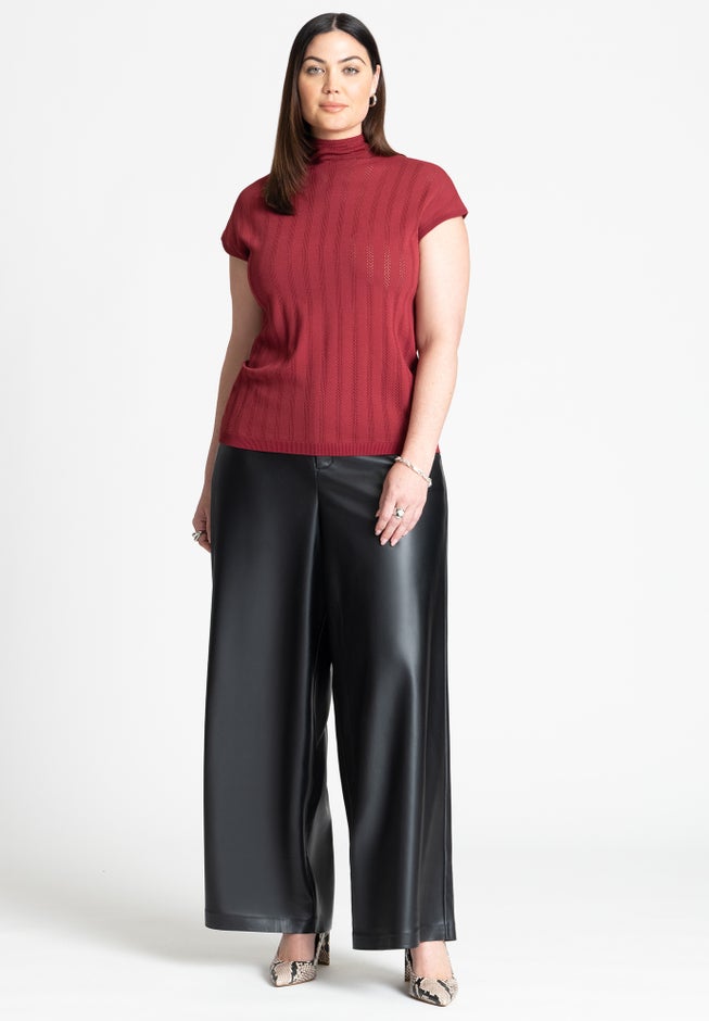 Sheer Stripe Sweater image number null