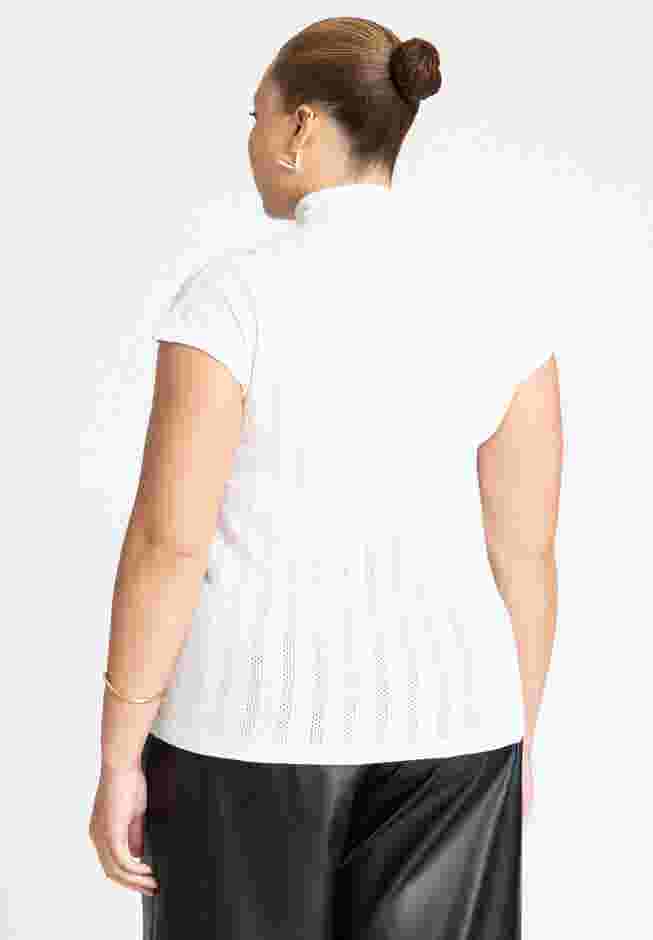 Sheer Stripe Sweater image number 1