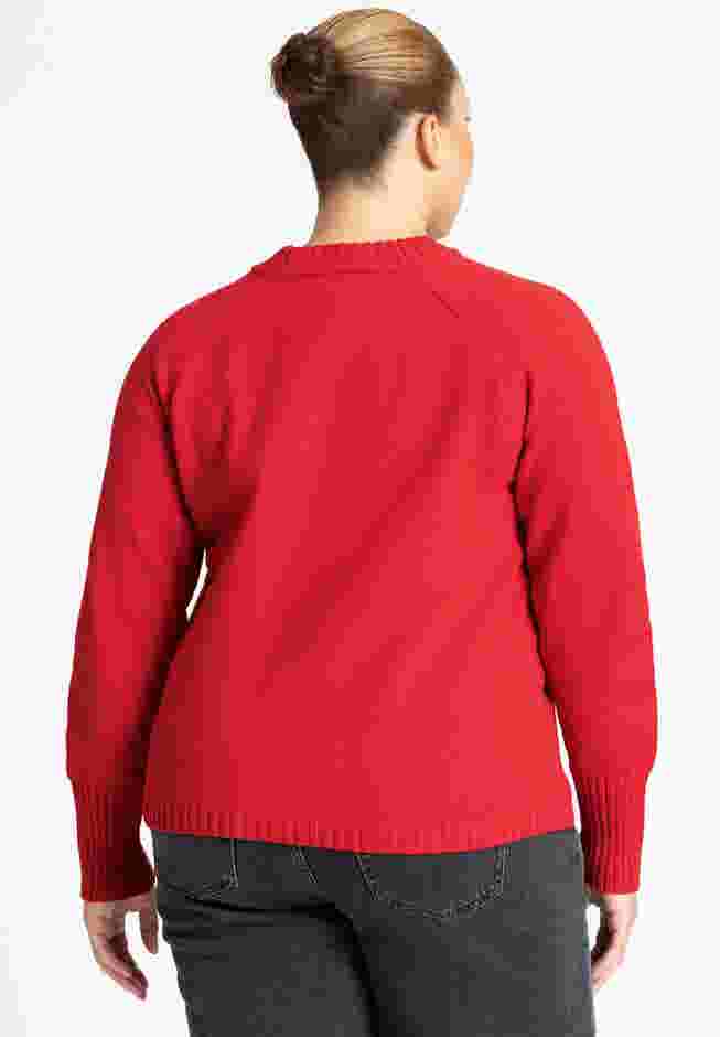 Asym Placket Sweater image number 1