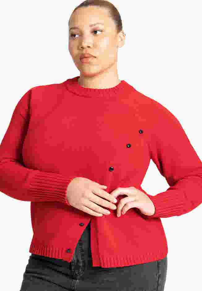 Asym Placket Sweater image number 0