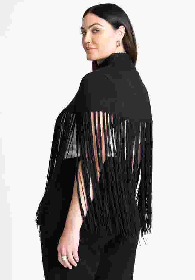 Fringe Half Sweater image number 1