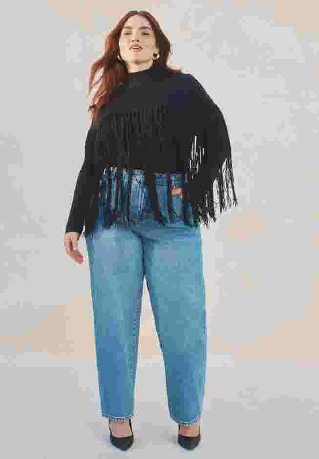 Fringe Half Sweater image number 4