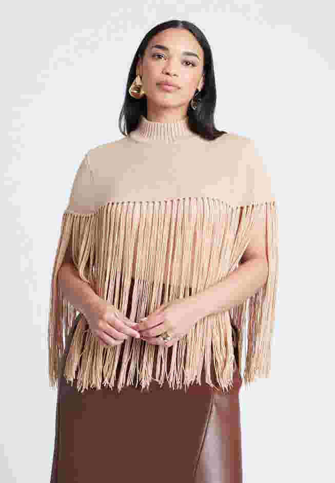 Fringe Half Sweater image number 0