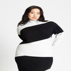 Diagonal Stripe Sweater image number null