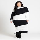 Diagonal Stripe Sweater image number null