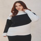 Diagonal Stripe Sweater image number null