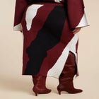 Intarsia Sweater Skirt image number null