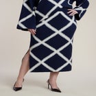 Intarsia Sweater Skirt image number null