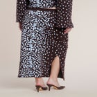 Intarsia Sweater Skirt image number 2