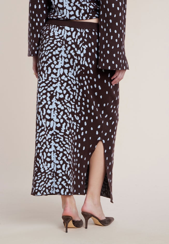 Intarsia Sweater Skirt image number 2