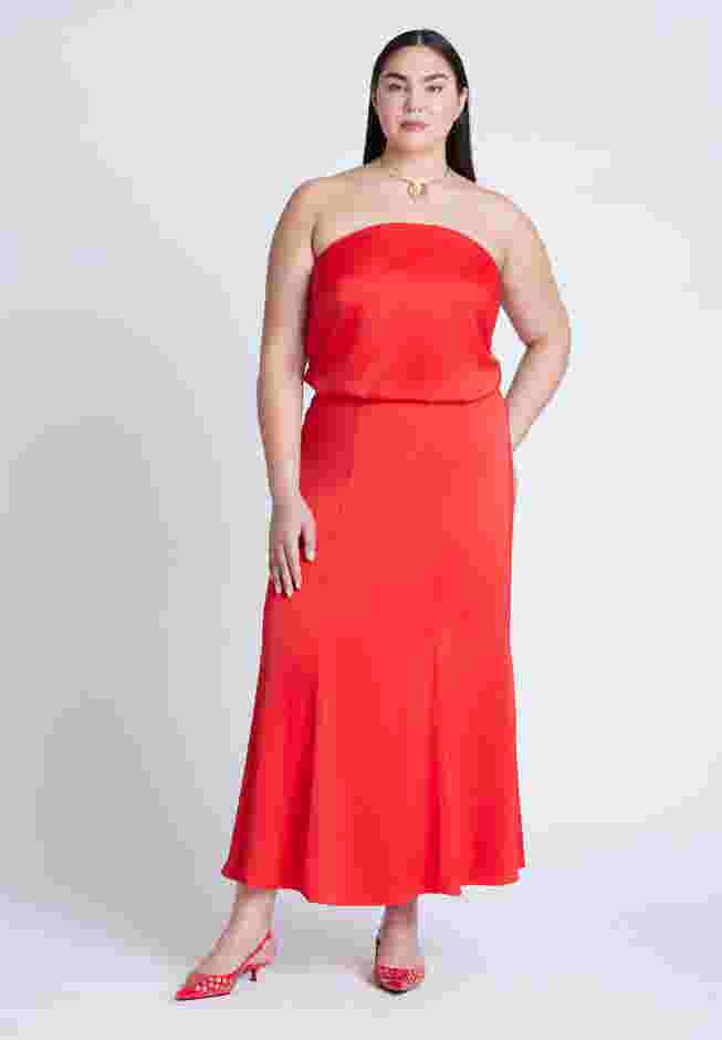 Maxi Satin Skirt image number 0