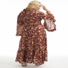 Tiered Printed Maxi Skirt image number null