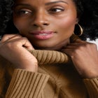 Cable Turtleneck Sweater image number null
