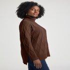 Cable Turtleneck Sweater image number null