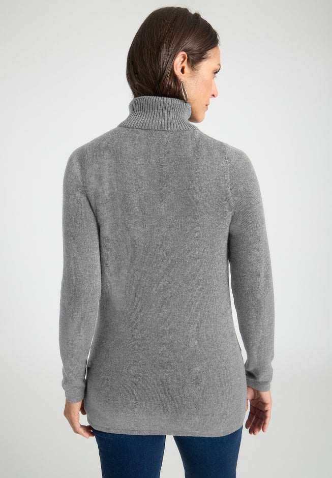 Cotton Cashmere Turtleneck image number 1