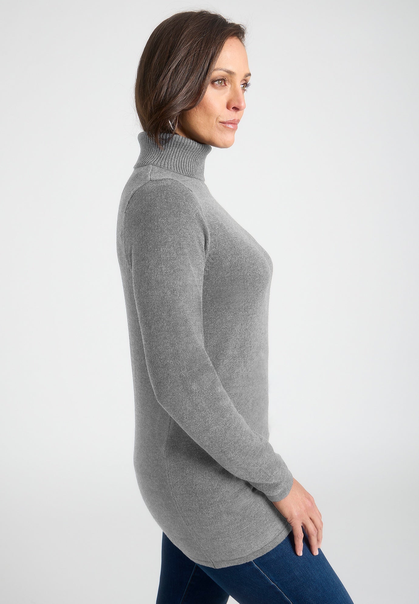 Cotton Cashmere Turtleneck image number 2
