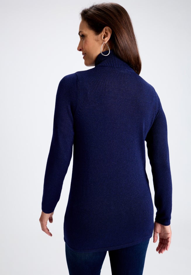 Cotton Cashmere Turtleneck image number 1