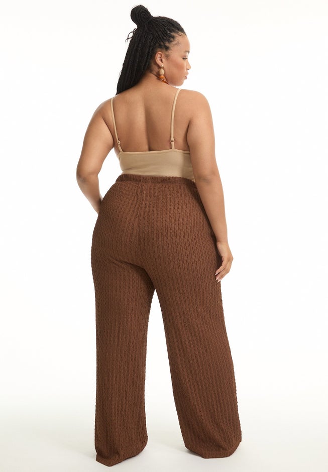 Knitted Pull-On Pants image number 1