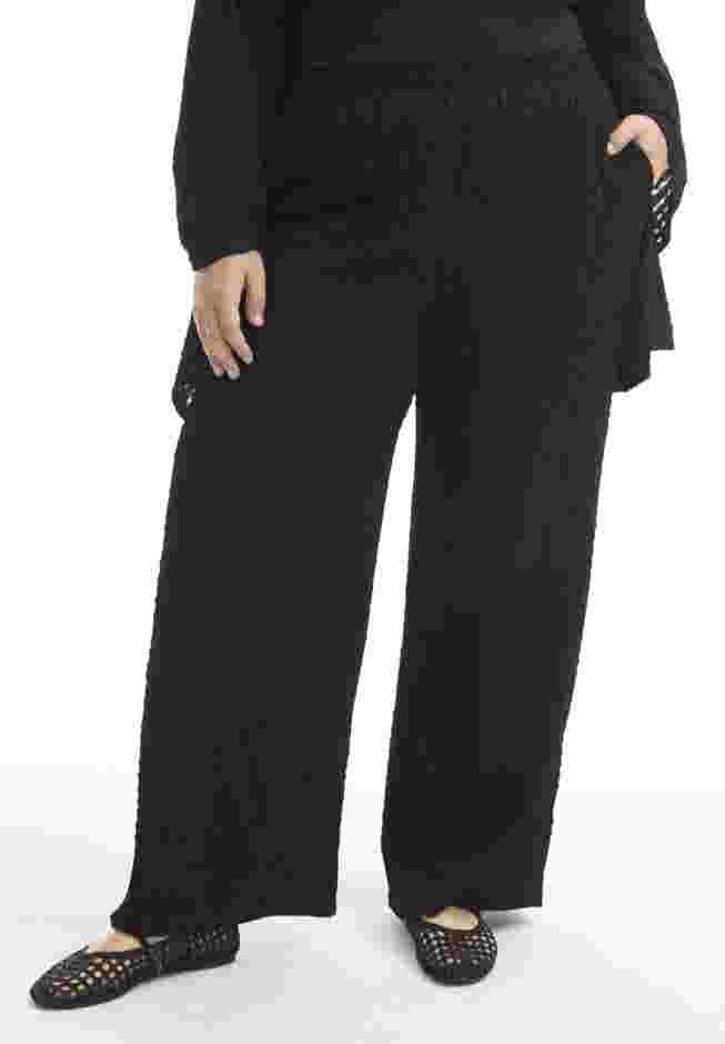 Knitted Pull-On Pants image number 1