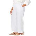 Lightweight Linen-Blend Straight-Leg Pants image number null