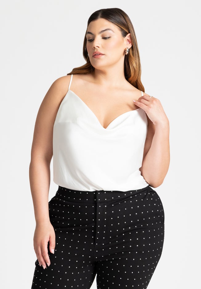 Scooped Cowl Neck Top image number 0