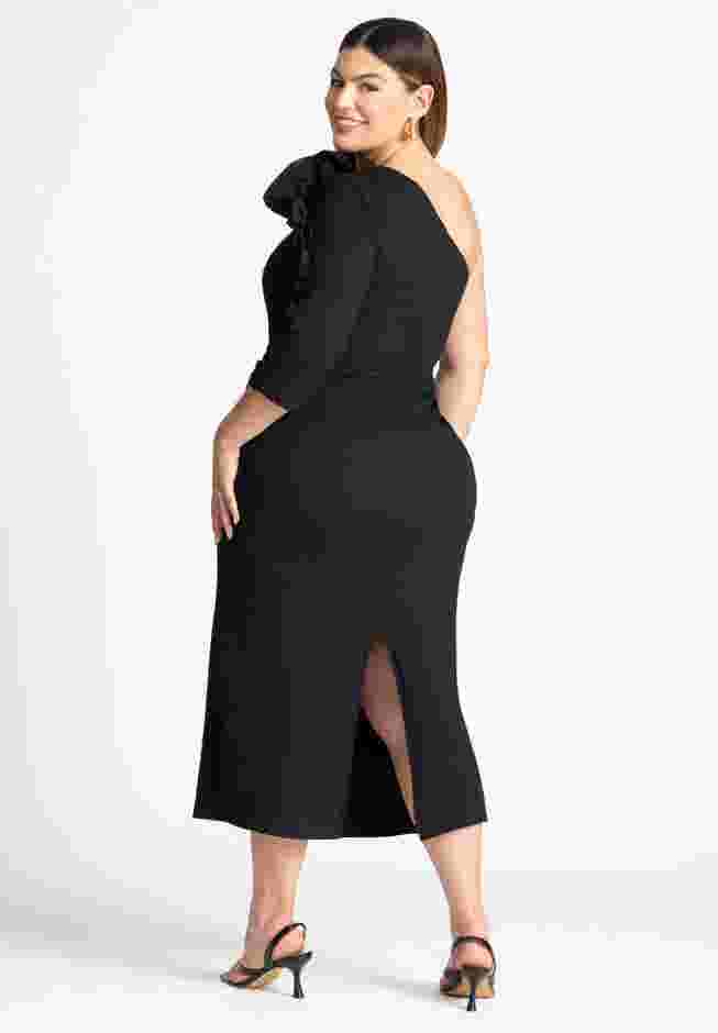 Popcorn Ruffle Column Dress image number 1