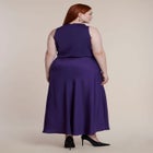 Draped Satin Maxi Dress image number 1