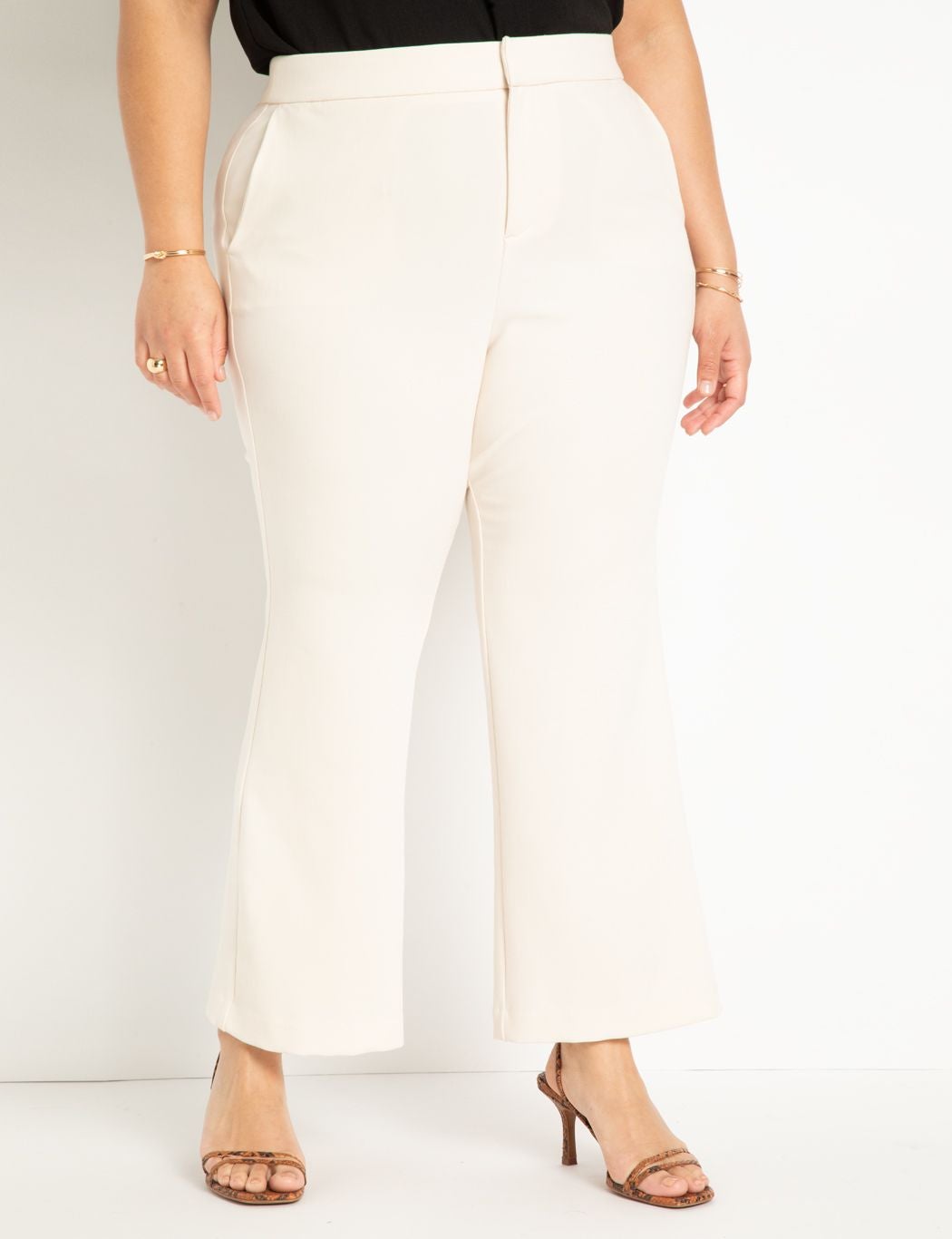 The 365 Suit Crop Flare Leg Trouser image number 1