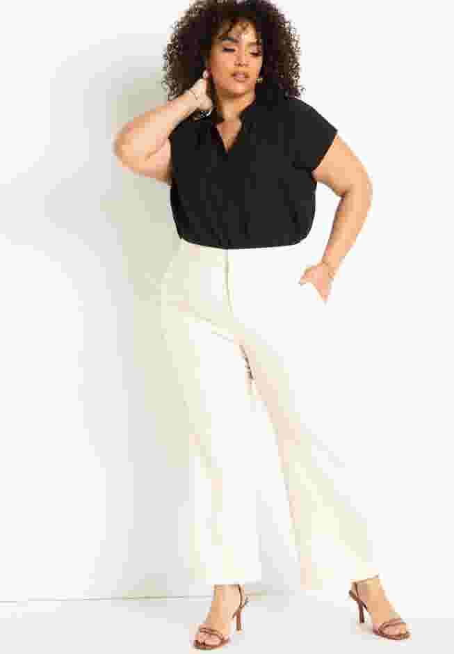 The 365 Suit Crop Flare Leg Trouser image number 0