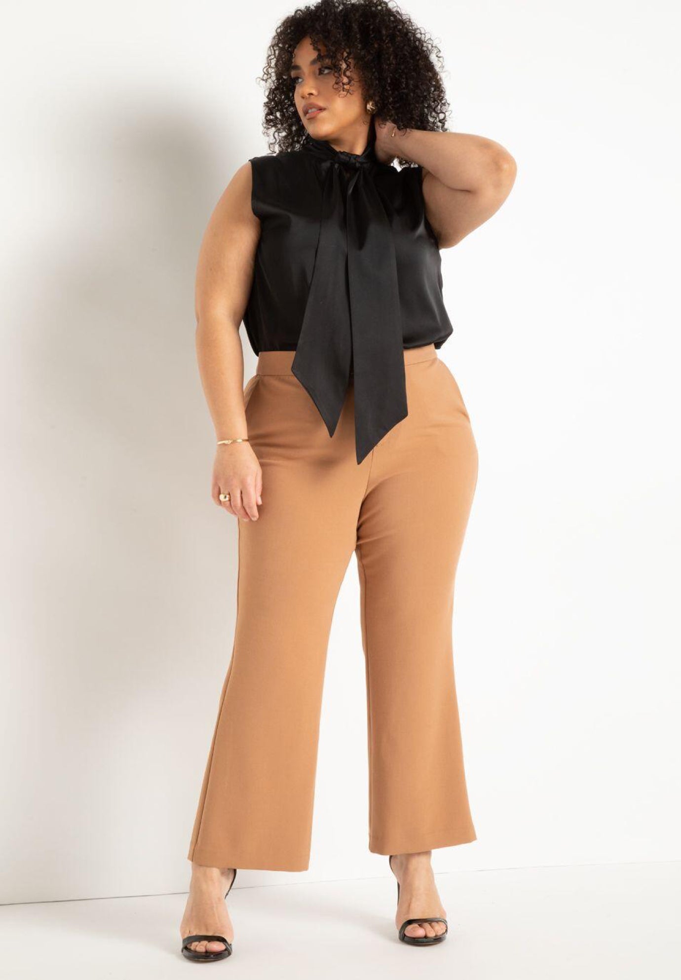The 365 Suit Crop Flare Leg Trouser image number 0