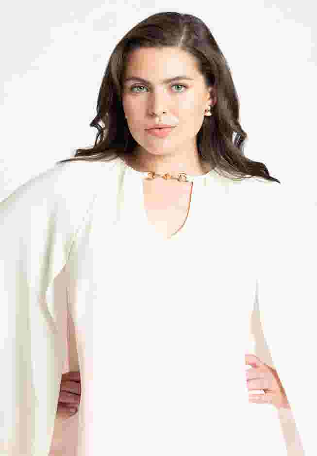 Ombre Mini Cape Dress image number 3