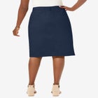 Stretch Cotton Chino Skirt image number null