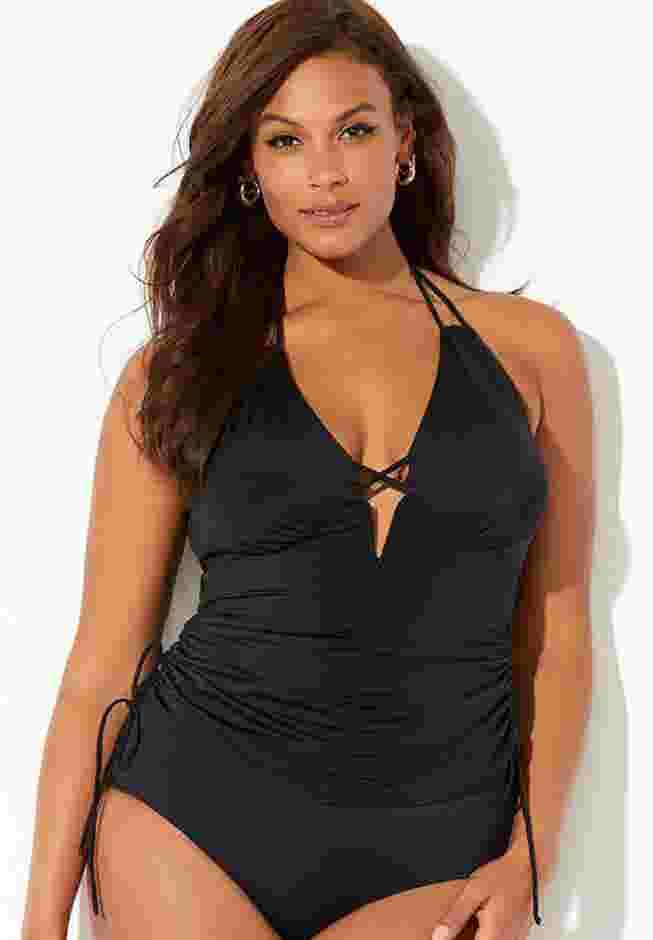 Plunge Tankini Top image number 3