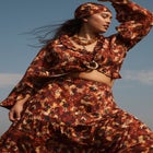 Ruffle Tie-Front Top image number null