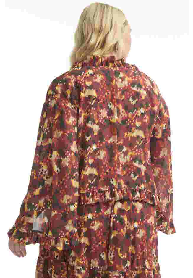 Ruffle Tie-Front Top image number 1