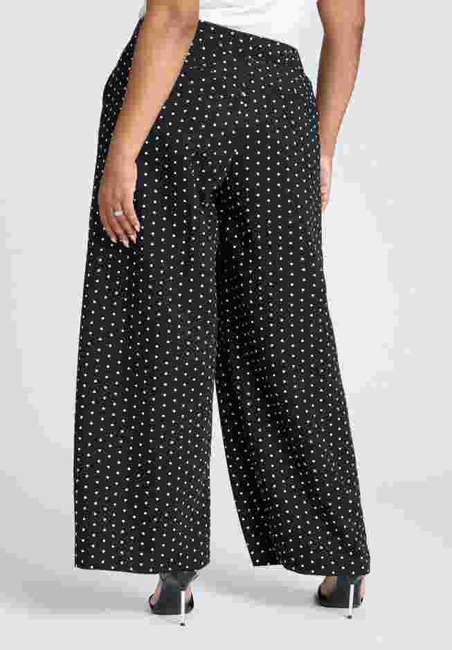 Printed Crepe Wide Leg Pant image number 2